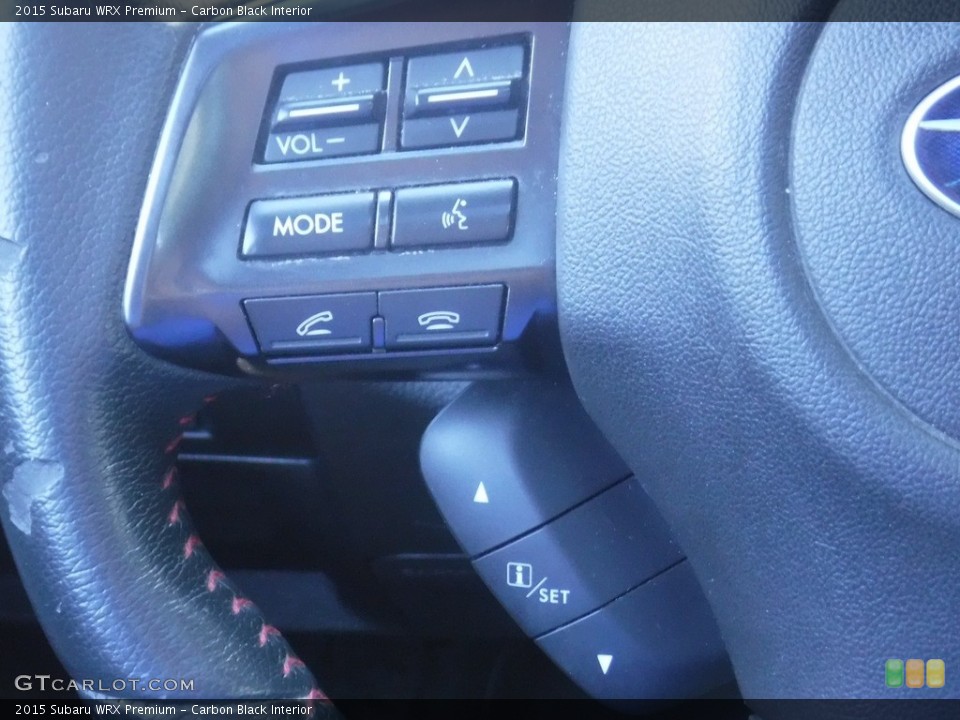 Carbon Black Interior Steering Wheel for the 2015 Subaru WRX Premium #138856613