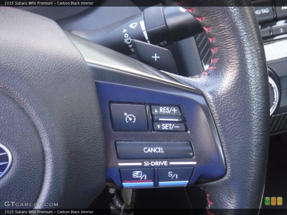Carbon Black Interior Steering Wheel for the 2015 Subaru WRX Premium #138856640