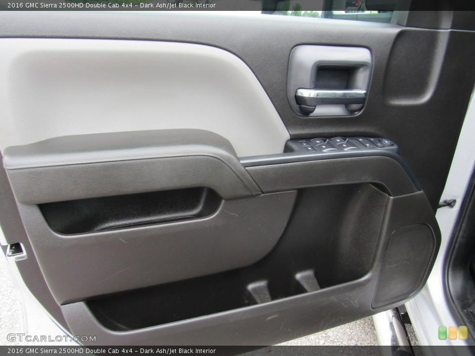 Dark Ash/Jet Black Interior Door Panel for the 2016 GMC Sierra 2500HD Double Cab 4x4 #138858821