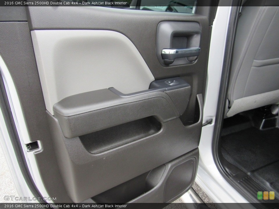 Dark Ash/Jet Black Interior Door Panel for the 2016 GMC Sierra 2500HD Double Cab 4x4 #138859163