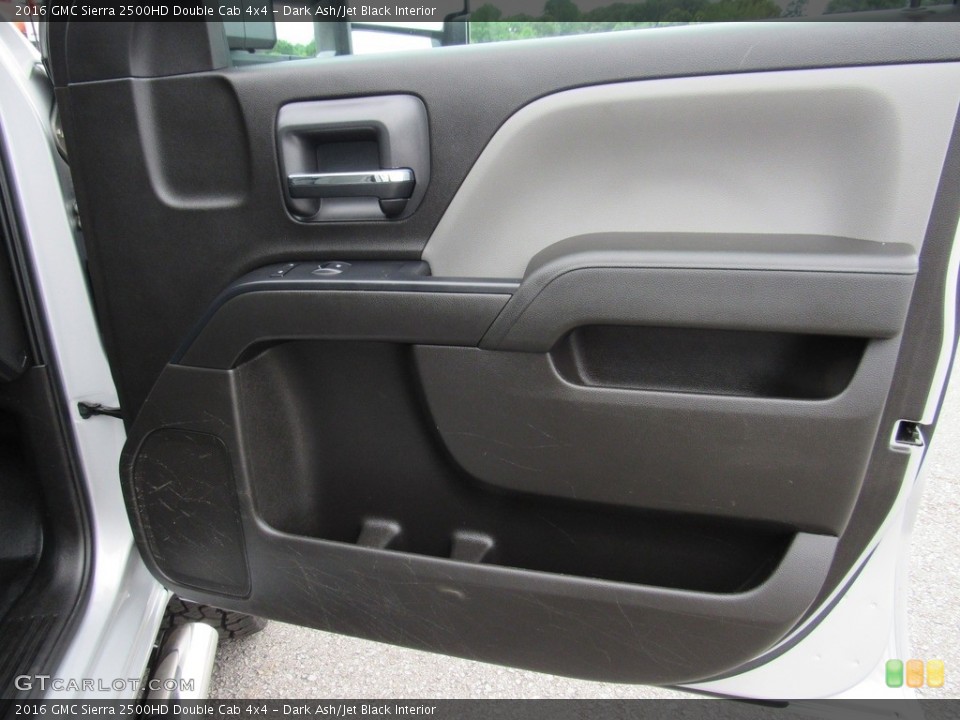 Dark Ash/Jet Black Interior Door Panel for the 2016 GMC Sierra 2500HD Double Cab 4x4 #138859277