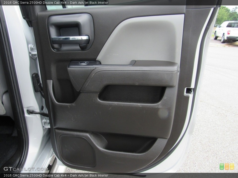 Dark Ash/Jet Black Interior Door Panel for the 2016 GMC Sierra 2500HD Double Cab 4x4 #138859439