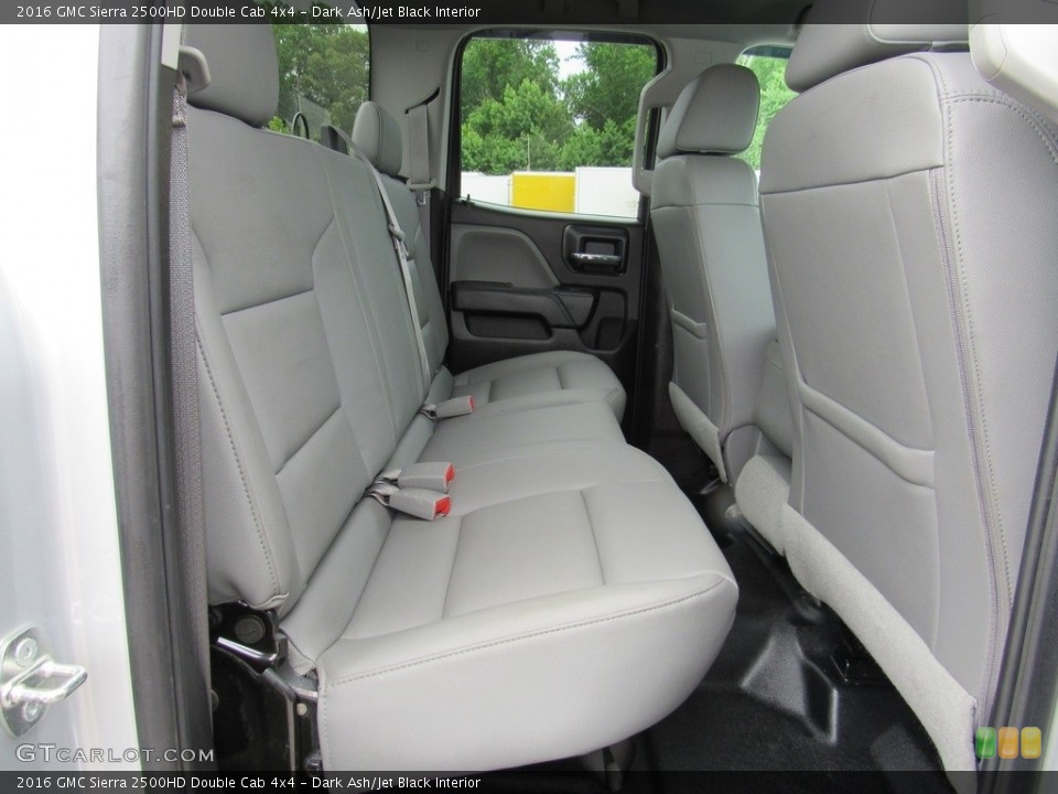 Dark Ash/Jet Black Interior Rear Seat for the 2016 GMC Sierra 2500HD Double Cab 4x4 #138859487