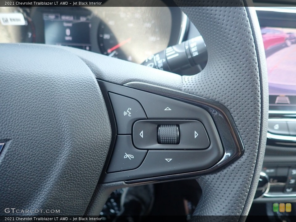 Jet Black Interior Steering Wheel for the 2021 Chevrolet Trailblazer LT AWD #138861155