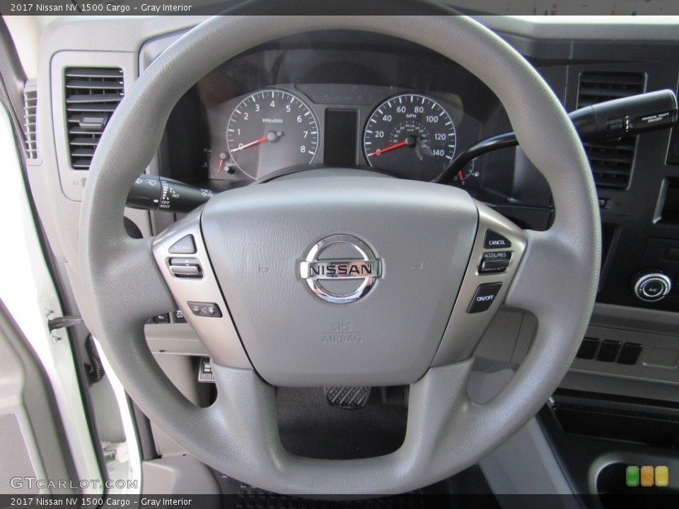 Gray Interior Steering Wheel for the 2017 Nissan NV 1500 Cargo #138861494