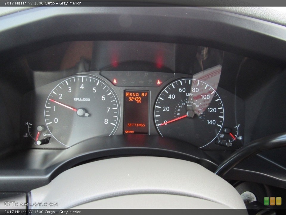 Gray Interior Gauges for the 2017 Nissan NV 1500 Cargo #138861526