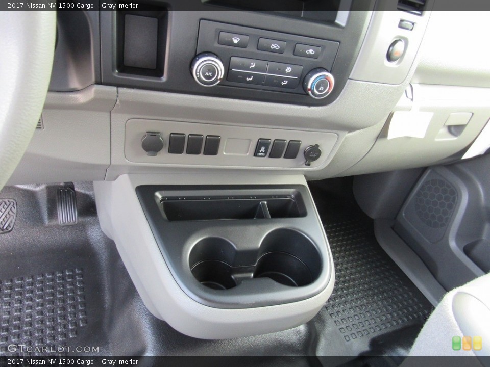 Gray Interior Controls for the 2017 Nissan NV 1500 Cargo #138861644