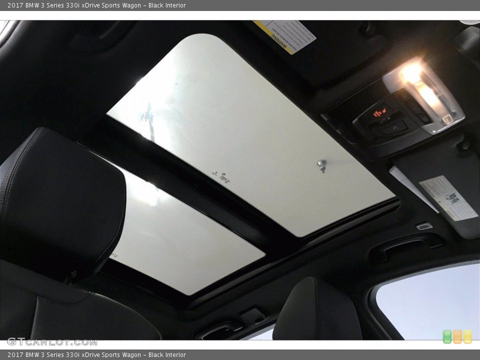 Black Interior Sunroof for the 2017 BMW 3 Series 330i xDrive Sports Wagon #138861656