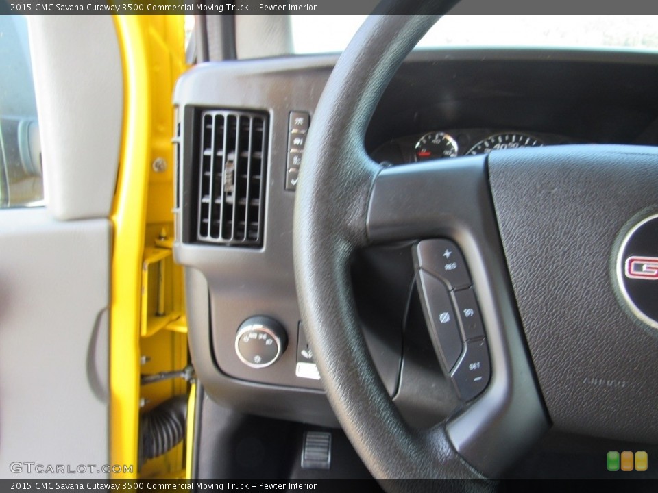 Pewter Interior Controls for the 2015 GMC Savana Cutaway 3500 Commercial Moving Truck #138862808