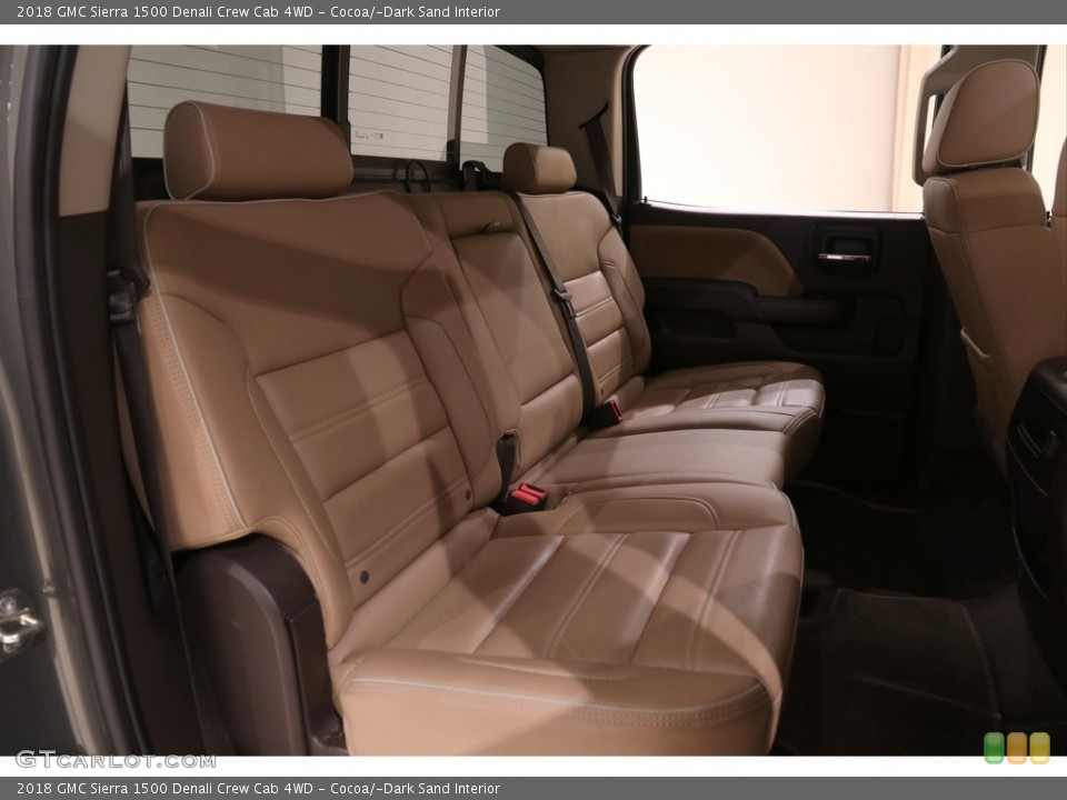 Cocoa/­Dark Sand Interior Rear Seat for the 2018 GMC Sierra 1500 Denali Crew Cab 4WD #138863021