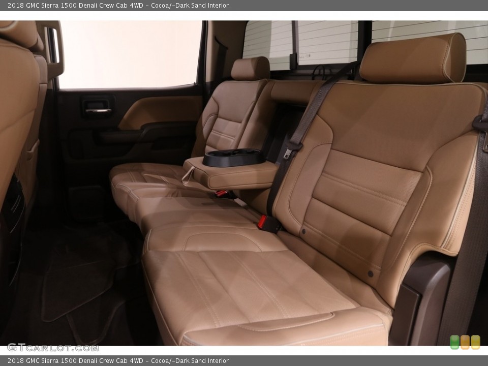 Cocoa/­Dark Sand Interior Rear Seat for the 2018 GMC Sierra 1500 Denali Crew Cab 4WD #138863069