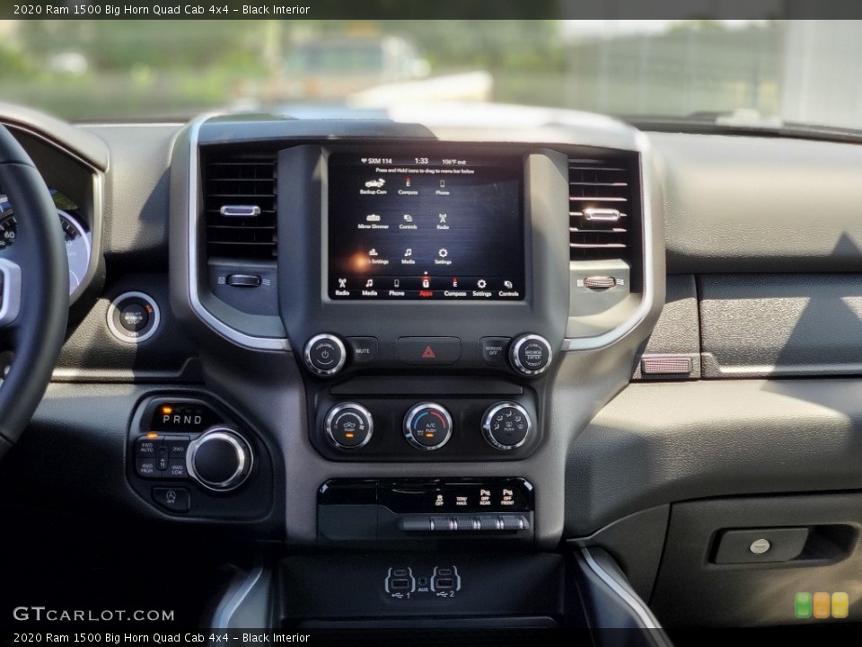 Black Interior Controls for the 2020 Ram 1500 Big Horn Quad Cab 4x4 #138866237