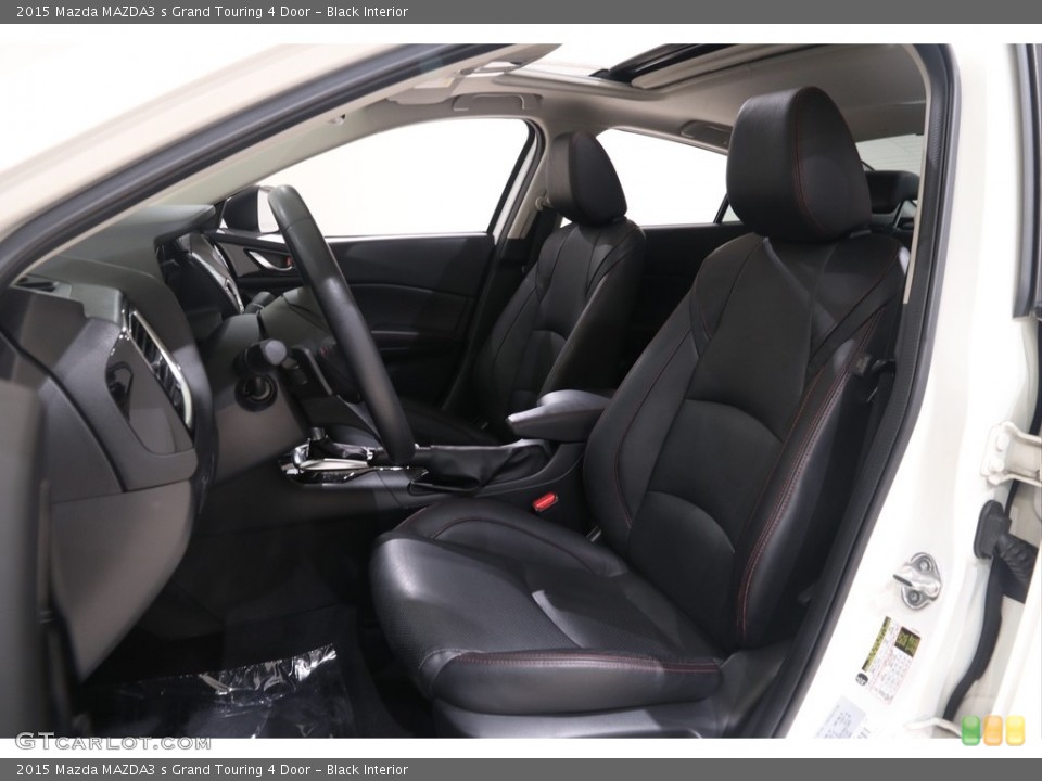 Black Interior Front Seat for the 2015 Mazda MAZDA3 s Grand Touring 4 Door #138871619
