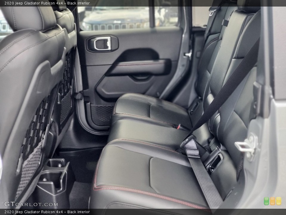 Black Interior Rear Seat for the 2020 Jeep Gladiator Rubicon 4x4 #138873734