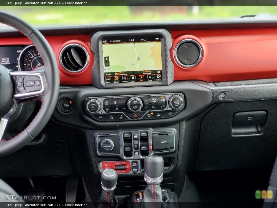 Black Interior Controls for the 2020 Jeep Gladiator Rubicon 4x4 #138873761