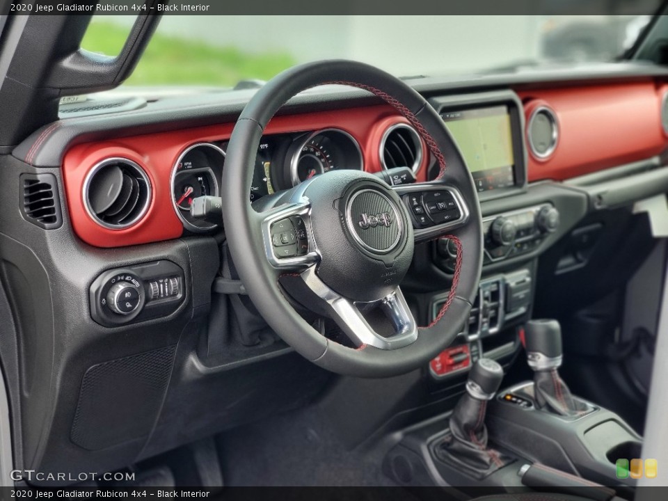 Black Interior Steering Wheel for the 2020 Jeep Gladiator Rubicon 4x4 #138873785