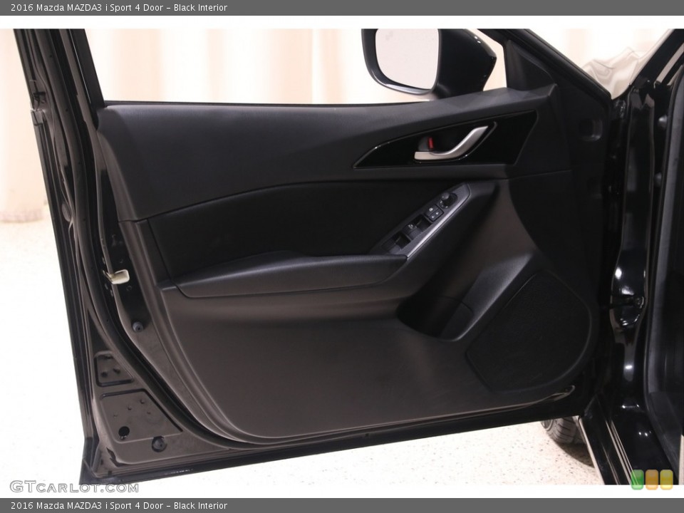 Black Interior Door Panel for the 2016 Mazda MAZDA3 i Sport 4 Door #138874286