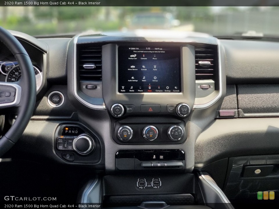 Black Interior Controls for the 2020 Ram 1500 Big Horn Quad Cab 4x4 #138875474