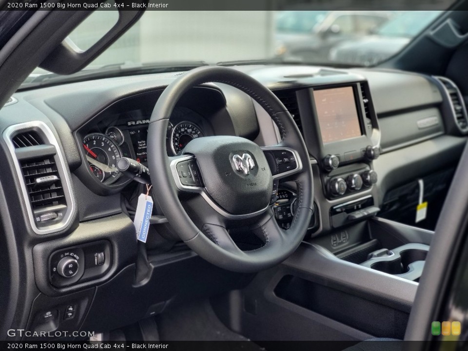 Black Interior Dashboard for the 2020 Ram 1500 Big Horn Quad Cab 4x4 #138875501