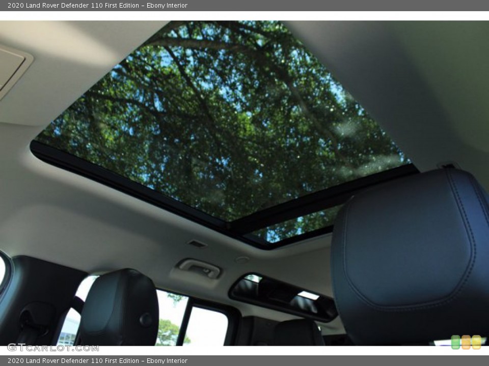 Ebony Interior Sunroof for the 2020 Land Rover Defender 110 First Edition #138883199