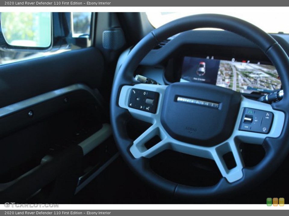 Ebony Interior Steering Wheel for the 2020 Land Rover Defender 110 First Edition #138883303