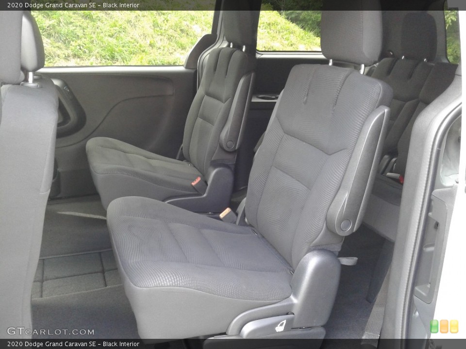 Black Interior Rear Seat for the 2020 Dodge Grand Caravan SE #138885500