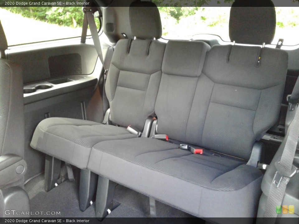 Black Interior Rear Seat for the 2020 Dodge Grand Caravan SE #138885527