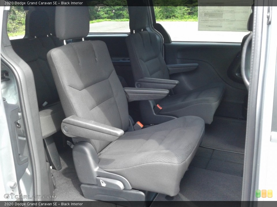 Black Interior Rear Seat for the 2020 Dodge Grand Caravan SE #138885554
