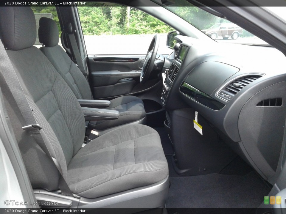 Black Interior Front Seat for the 2020 Dodge Grand Caravan SE #138885581