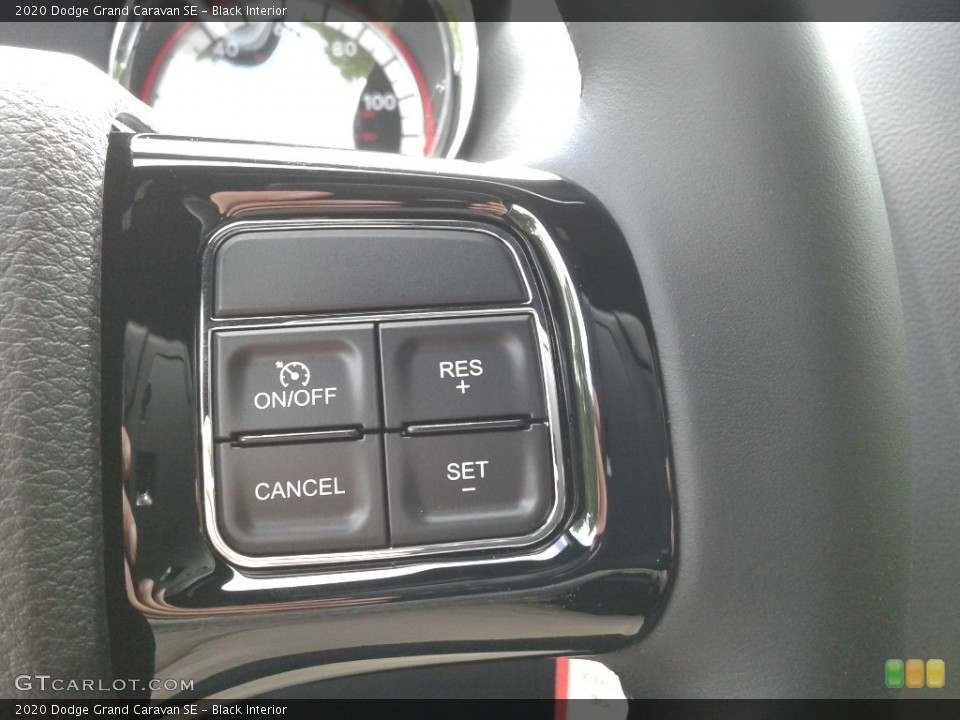 Black Interior Steering Wheel for the 2020 Dodge Grand Caravan SE #138885662