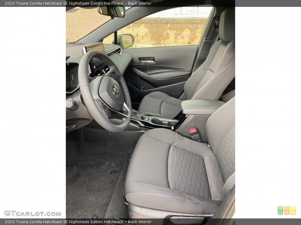 Black 2020 Toyota Corolla Hatchback Interiors
