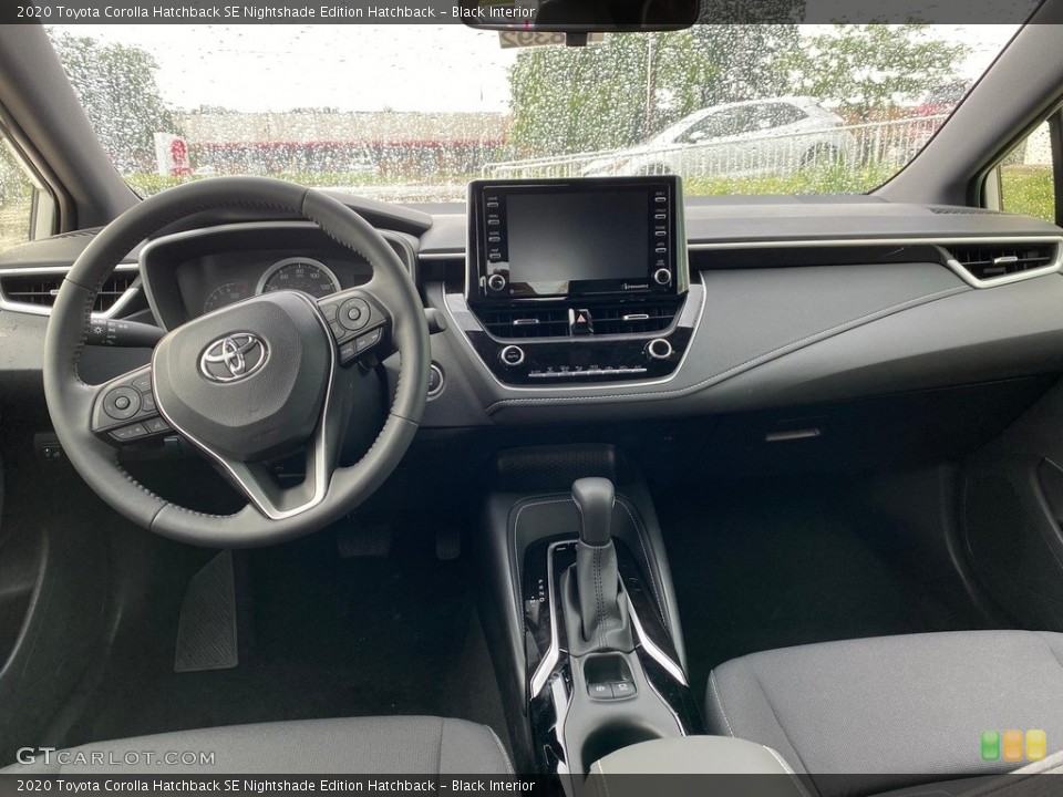 Black Interior Photo for the 2020 Toyota Corolla Hatchback SE Nightshade Edition Hatchback #138887429