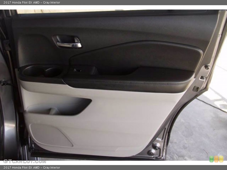 Gray Interior Door Panel for the 2017 Honda Pilot EX AWD #138890420