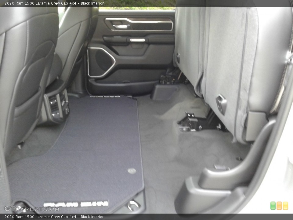 Black Interior Rear Seat for the 2020 Ram 1500 Laramie Crew Cab 4x4 #138891023