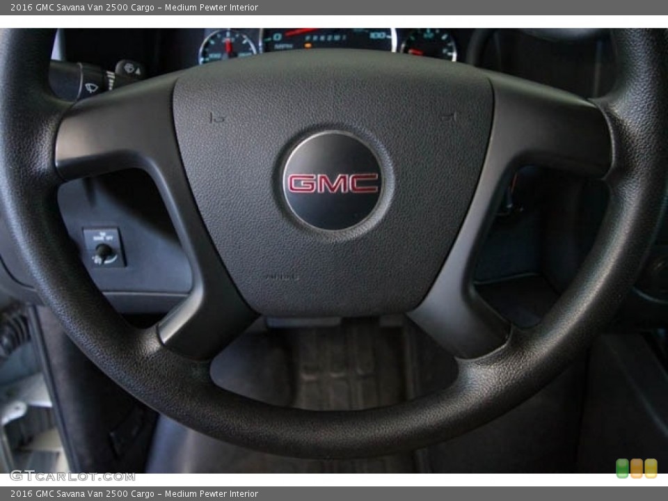 Medium Pewter Interior Steering Wheel for the 2016 GMC Savana Van 2500 Cargo #138891491