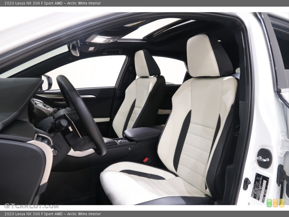 Arctic White Interior Photo for the 2020 Lexus NX 300 F Sport AWD #138894641