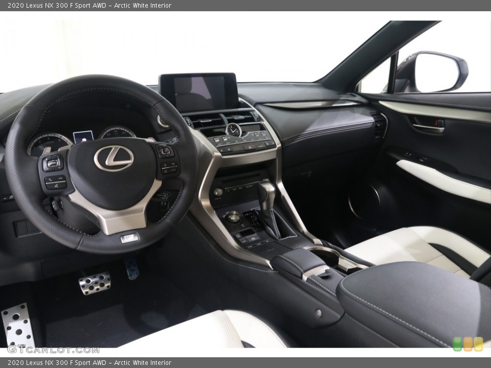 Arctic White Interior Dashboard for the 2020 Lexus NX 300 F Sport AWD #138894665