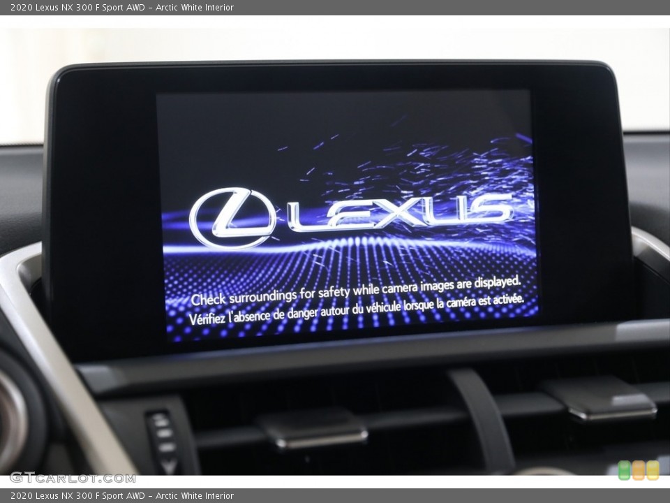 Arctic White Interior Controls for the 2020 Lexus NX 300 F Sport AWD #138894760