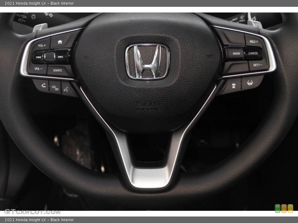 Black Interior Steering Wheel for the 2021 Honda Insight LX #138899687