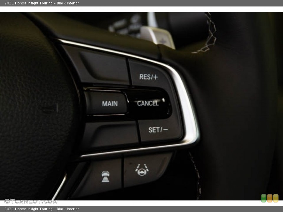 Black Interior Steering Wheel for the 2021 Honda Insight Touring #138900389
