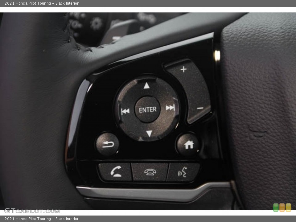 Black Interior Steering Wheel for the 2021 Honda Pilot Touring #138901070