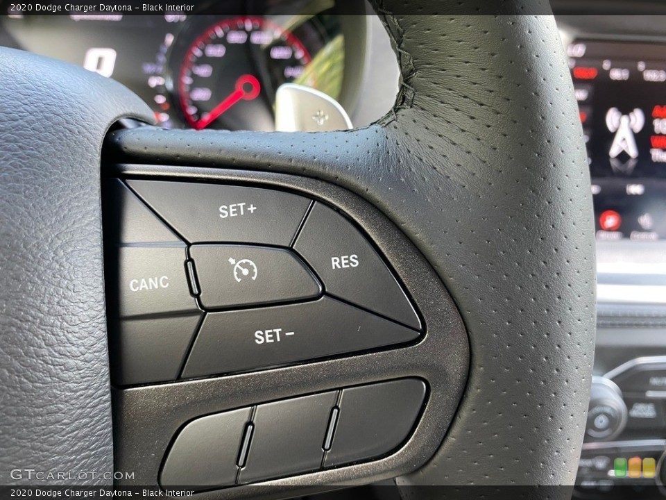Black Interior Steering Wheel for the 2020 Dodge Charger Daytona #138901115