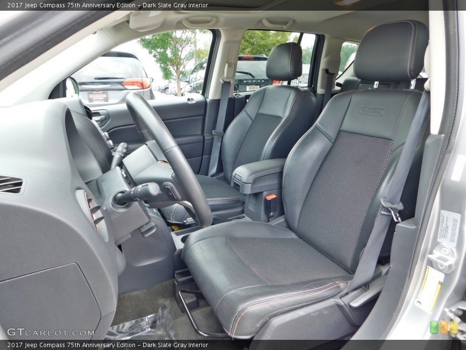 Dark Slate Gray Interior Photo for the 2017 Jeep Compass 75th Anniversary Edition #138901943