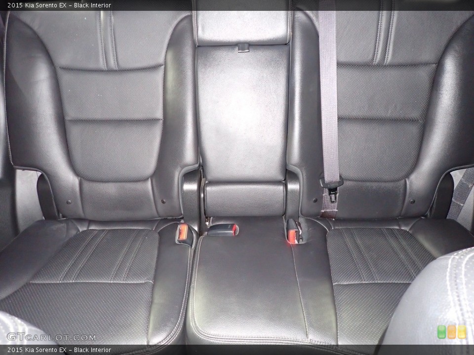 Black Interior Rear Seat for the 2015 Kia Sorento EX #138906137