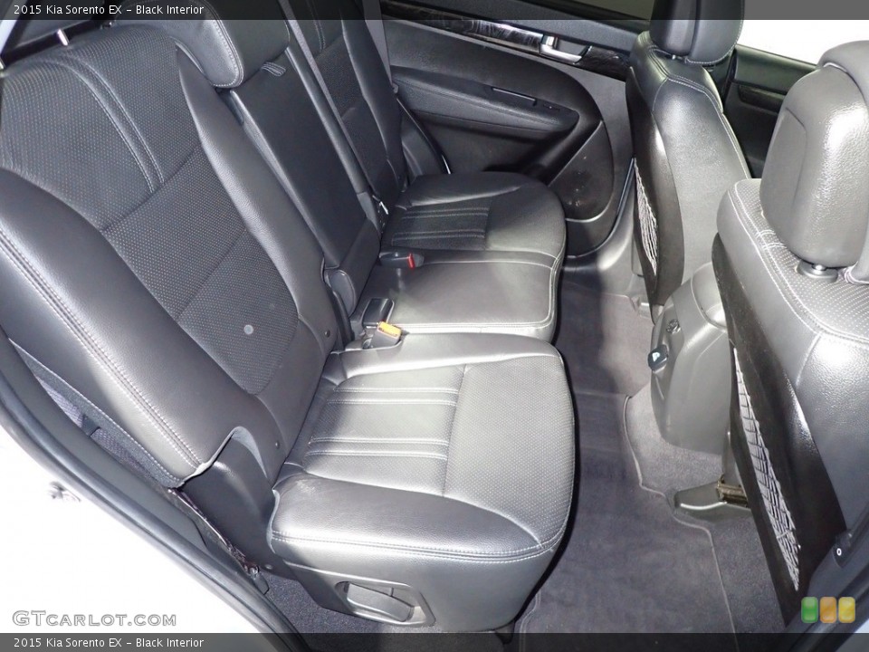 Black Interior Rear Seat for the 2015 Kia Sorento EX #138906230