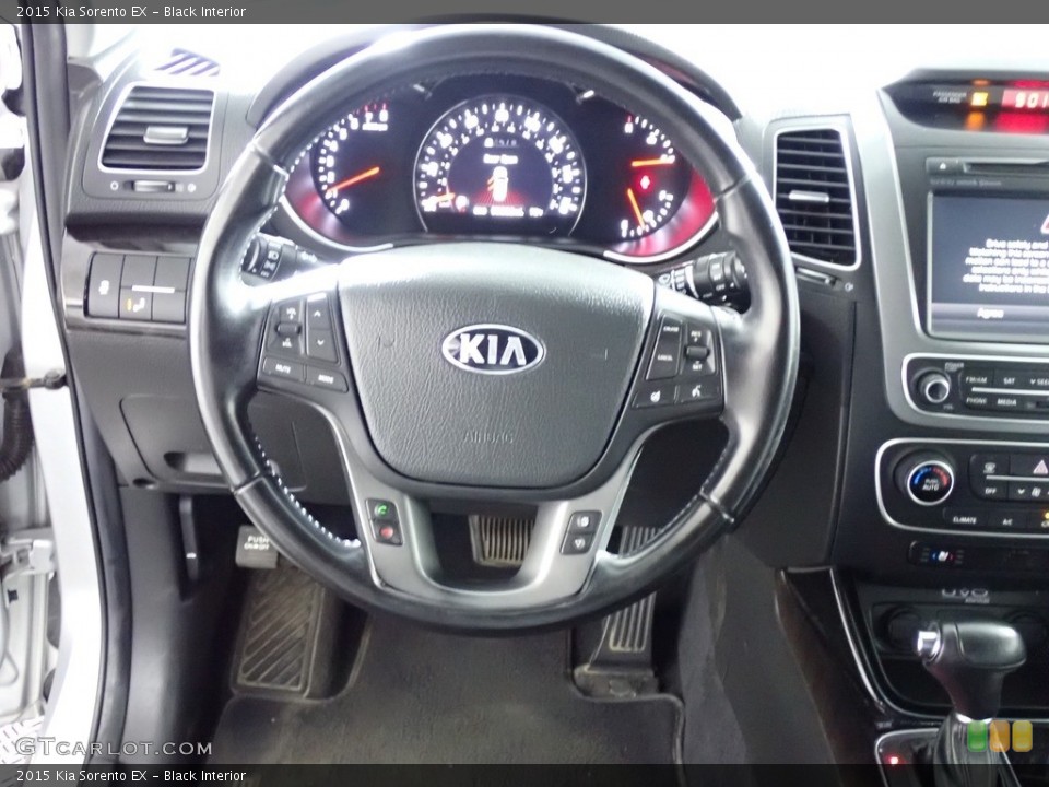 Black Interior Steering Wheel for the 2015 Kia Sorento EX #138906371