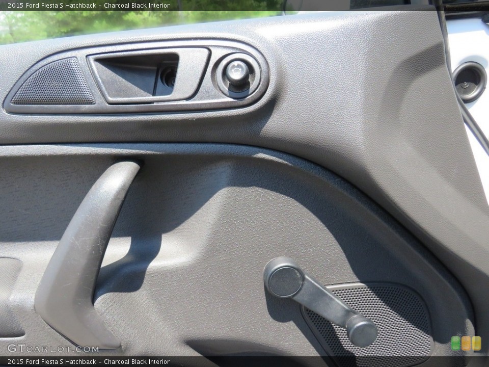 Charcoal Black Interior Door Panel for the 2015 Ford Fiesta S Hatchback #138906782