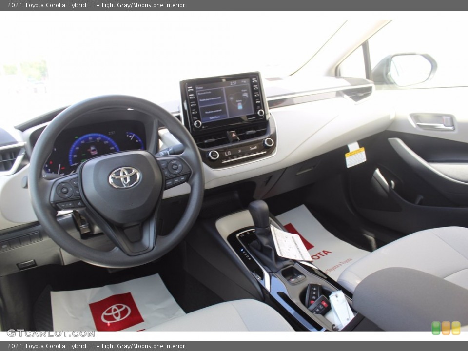 Light Gray/Moonstone Interior Dashboard for the 2021 Toyota Corolla Hybrid LE #138907511