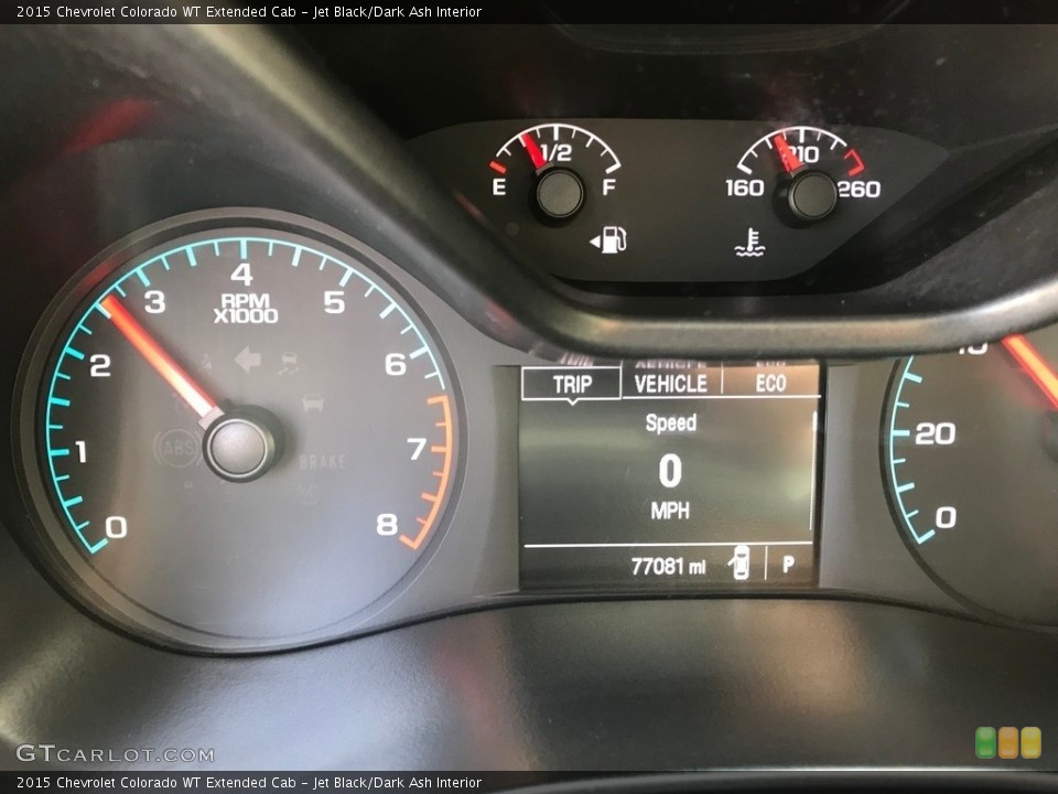 Jet Black/Dark Ash Interior Gauges for the 2015 Chevrolet Colorado WT Extended Cab #138908516