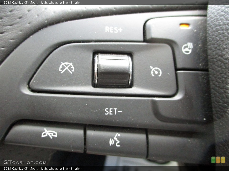 Light Wheat/Jet Black Interior Steering Wheel for the 2019 Cadillac XT4 Sport #138910082